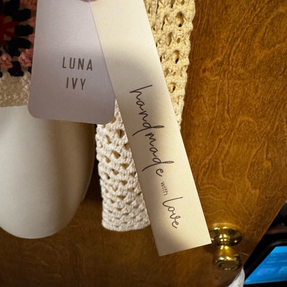 LUNA IVY Multicolor Crochet Pattern Sweater - Picture 3 of 5